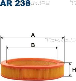 Воздушный фильтр Filtron для Ford Taunus I 1970-1976. Артикул AR 238