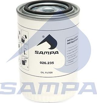 Масляный фильтр Sampa. Артикул 026.235