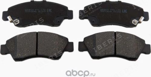 КОЛОДКИ ТОРМОЗНЫЕ ПЕР К-Т HONDA CIVIC VI,JAZZ II (Iberis). Артикул IB153145 