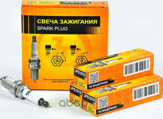 Свеча зажигания /ZFR6T11G/ (JD) (Just Drive). Артикул JPS1019