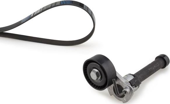 Приводной ремень поликлиновой с роликами (комплект) Gates Micro-V® Kit для Audi A3 II (8P) 2004-2013. Артикул K036PK1113