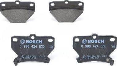 Тормозные колодки Bosch. Артикул 0 986 424 630