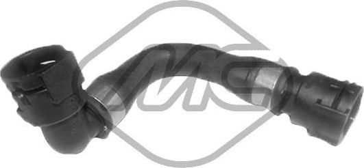 Патрубок радиатора (системы охлаждения) Metalcaucho (EPDM (Этилен-пропиленовый каучук)). Артикул 94626