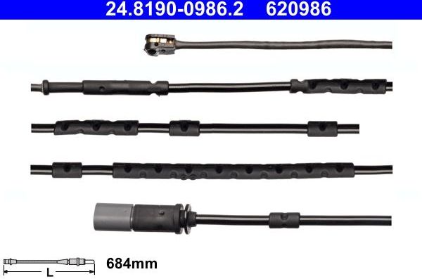 Датчик износа тормозных колодок  ATE. Артикул 24.8190-0986.2