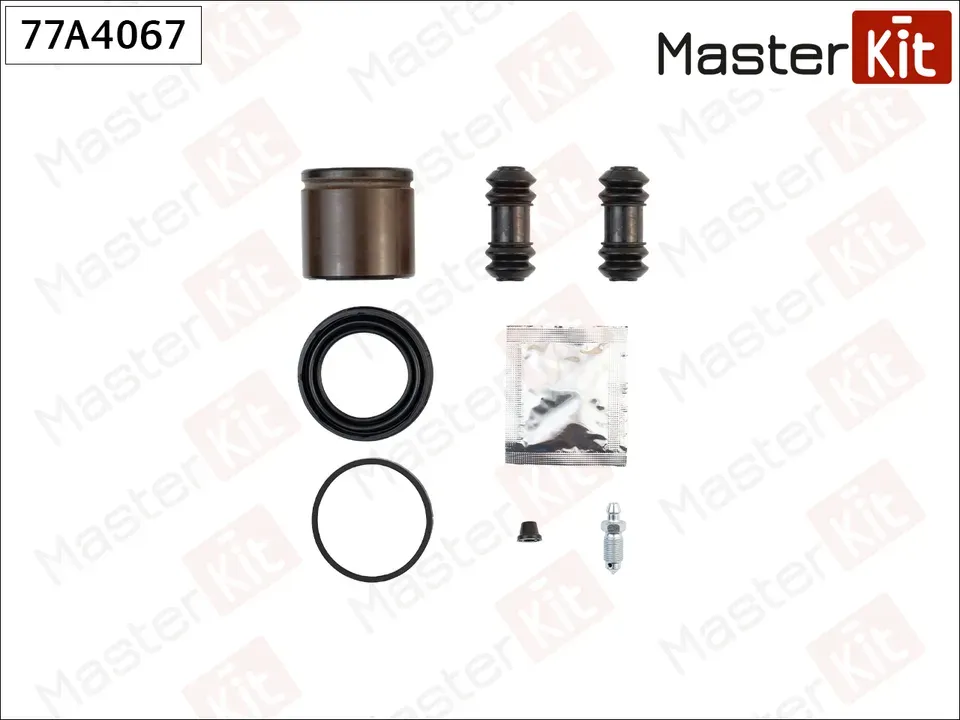 Ремкомплект тормозного суппорта + поршень | перед прав/лев | (Master KIT). Артикул 77A4067
