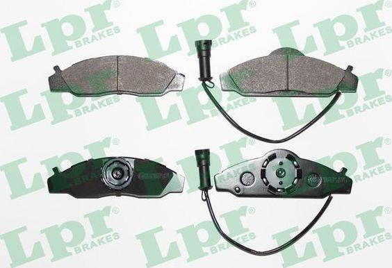 Тормозные колодки LPR. Артикул 05P721