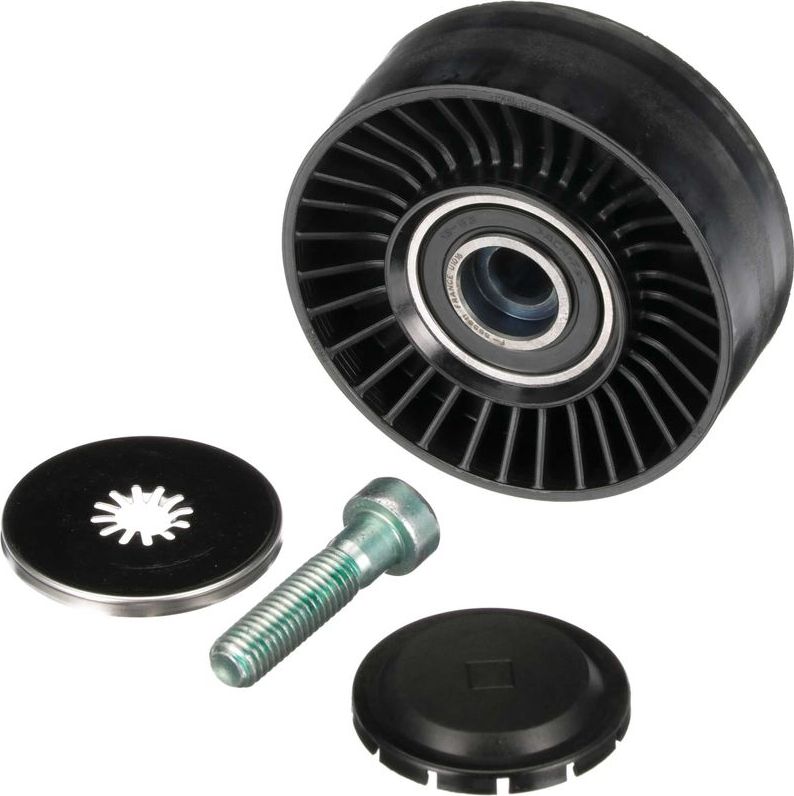 Направляющий (ведущий) ролик приводного поликлинового ремня Gates (полимерный материал). Артикул T36364