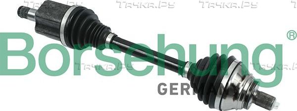 Полуось (привод в сборе, приводной вал) Borsehung передняя левая для Volkswagen Tiguan I 2007-2018. Артикул B18345