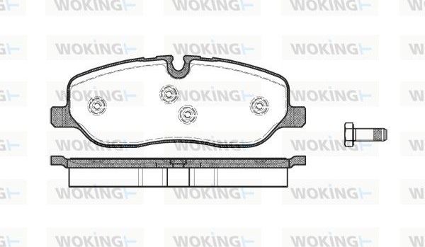 Тормозные колодки Woking. Артикул P10583.00