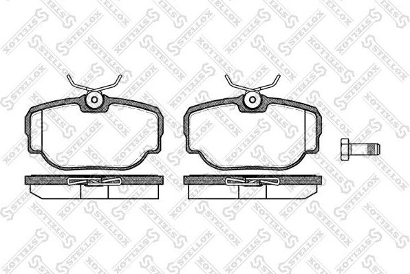 Тормозные колодки Stellox. Артикул 588 000-SX