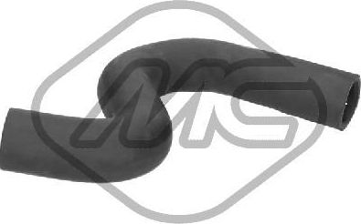 Патрубок радиатора (системы охлаждения) Metalcaucho. Артикул 09196