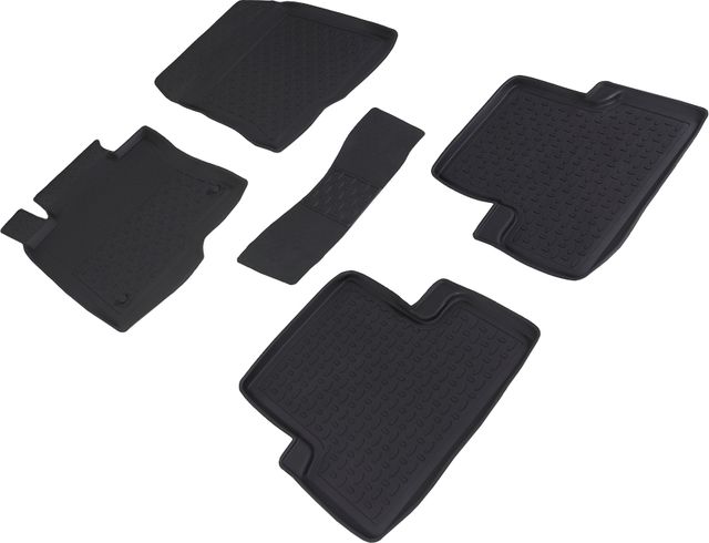 Коврики резиновые Seintex с высоким бортиком для салона Honda Accord VIII 2008-2012. Артикул 86251