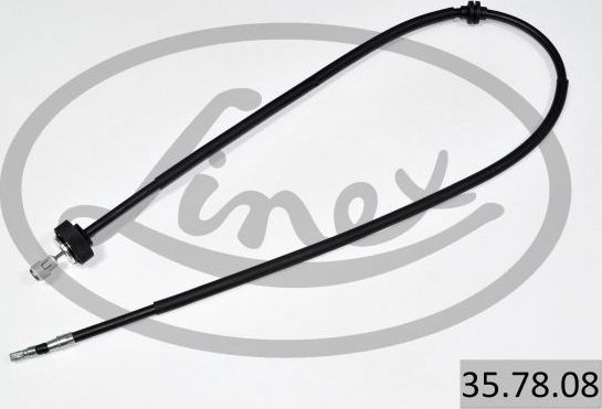 Трос ручника (тросик ручного тормоза) Linex. Артикул 35.78.08