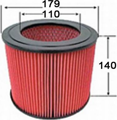 Воздушный фильтр JS Asakashi. Артикул A166J
