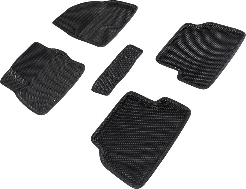 Коврики Seintex 3D EVA ромб для салона Ford Focus II 2005-2011 ЧЕРНЫЕ. Артикул 95232