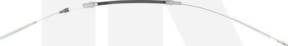 Трос ручника (тросик ручного тормоза) NK. Артикул 903653