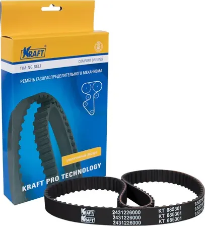 Ремень ГРМ HYUNDAI ACCENT/ELANTRA 95- 1.6 (Kraft) Kraft. Артикул KT685301