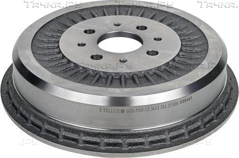 Тормозной барабан Stellox задний для ВАЗ 2107 1983-2012. Артикул 6026-4708-SX