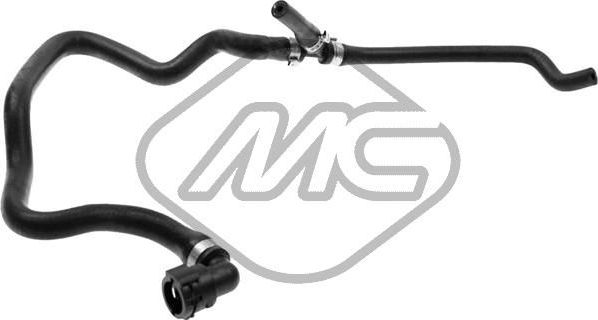 Патрубок радиатора (системы охлаждения) Metalcaucho (EPDM (Этилен-пропиленовый каучук)) для BMW 6 II (E63/E64) 2003-2005. Артикул 99284