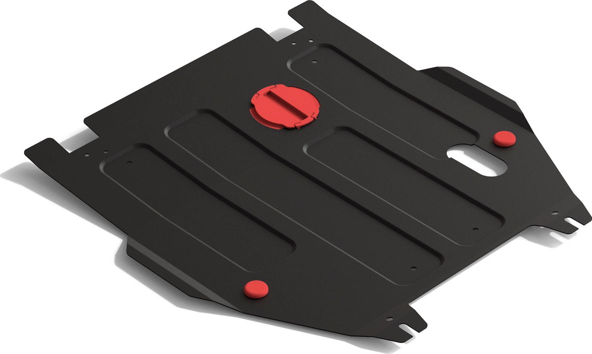 Защита АвтоБРОНЯ для картера и КПП Honda Jazz I рестайлинг 2005-2008. Артикул 111.02106.1