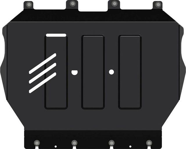 Защита Шериф (2,5 мм) для картера Mercedes-Benz GLC-Класс 2015-2022. Артикул 13.3244