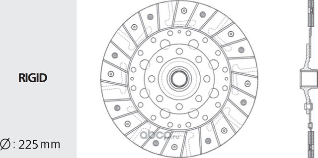 Диск сцепления HYUNDAI Sonata 5 (2.7),Santa Fe,Coupe KIA Magentis,Optima VALEO P Valeo. Артикул HD77