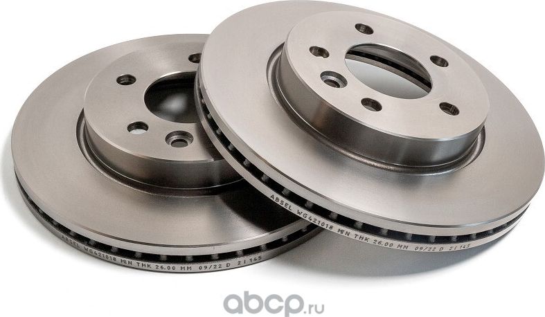 Диск тормозной передний (Absel). Артикул WG421018