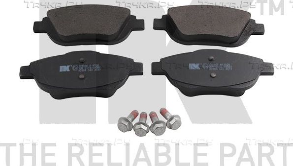 Тормозные колодки NK передние для Citroen C3 II 2009-2016. Артикул 221966