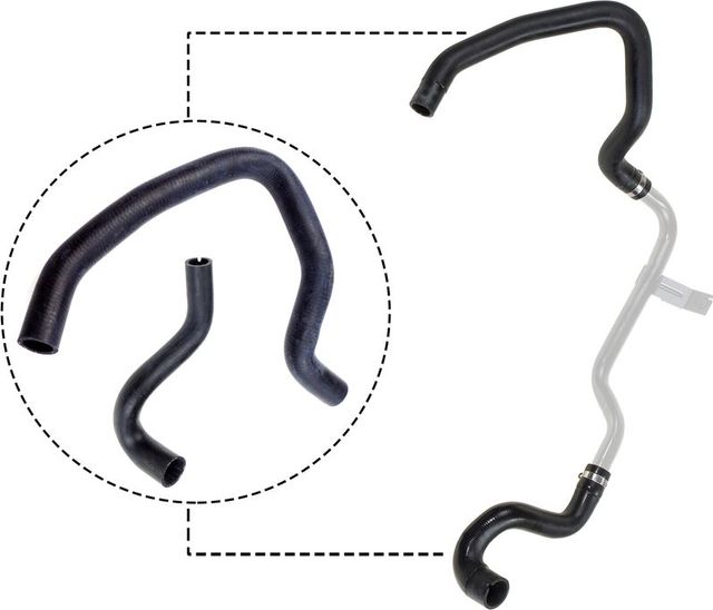 Патрубок радиатора (системы охлаждения) Gates нижний для Citroen Nemo I 2008-2015. Артикул 05-2684