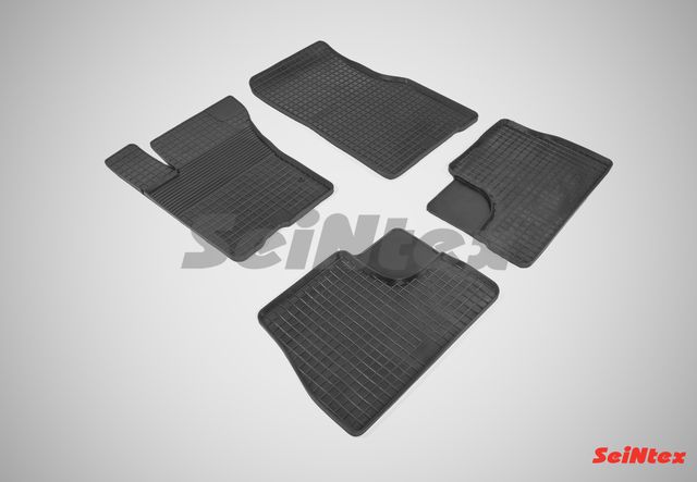 Коврики резиновые Seintex с узором сетка для салона Mercedes-Benz M-Класс (ML) W163 1997-2005. Артикул 00902