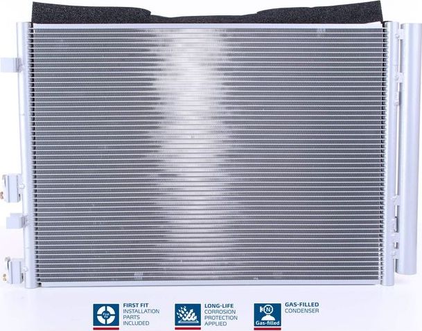 Радиатор кондиционера (конденсатор) Nissens (алюминий) для Hyundai i20 II 2014-2026. Артикул 941129