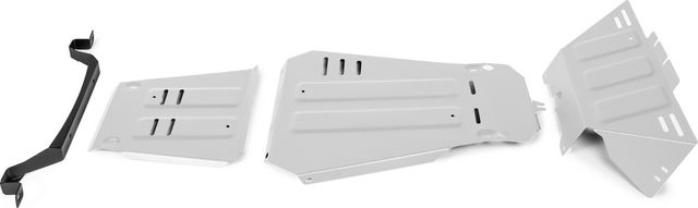 Защита алюминиевая Rival для картера, КПП и РК ВАЗ 2121 1977-2019 2019-2026. Артикул K333.6040.1