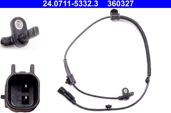 Датчик ABS ATE для Opel Insignia I 2008-2017. Артикул 24.0711-5332.3
