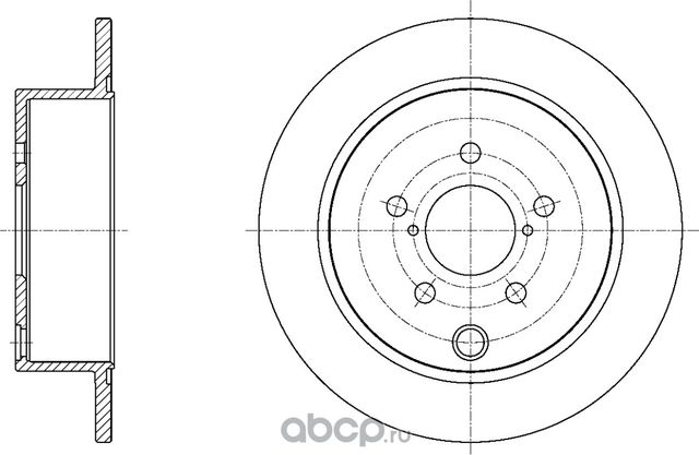 Диск тормозной (G-Brake). Артикул GR01971