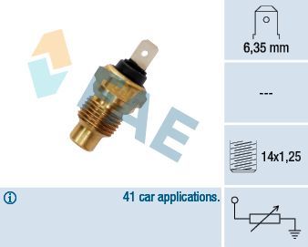 Датчик температуры охлаждающей жидкости FAE для Talbot Horizon 1978-1986. Артикул 31280