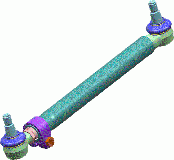 Рулевая тяга продольная Lemforder. Артикул 26842 01