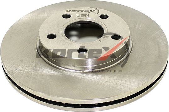 Диск тормозной FORD Focus (04-),C-Max (03-) передний (1шт.) (мин.2шт.) KORTEX. Артикул KD0024
