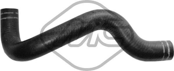 Патрубок радиатора (системы охлаждения) Metalcaucho. Артикул 08459