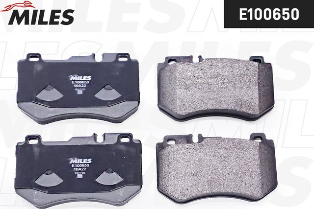 Тормозные колодки Miles (Semi-Metallic). Артикул E100650