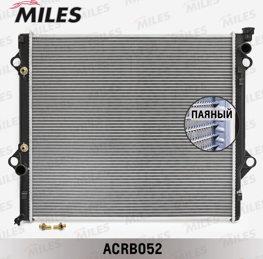 Радиатор охлаждения двигателя Miles (алюминий). Артикул ACRB052