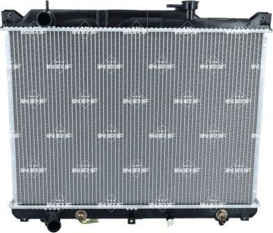 Радиатор охлаждения двигателя NRF (алюминий) для Suzuki Grand Vitara II 2001-2003. Артикул 53037