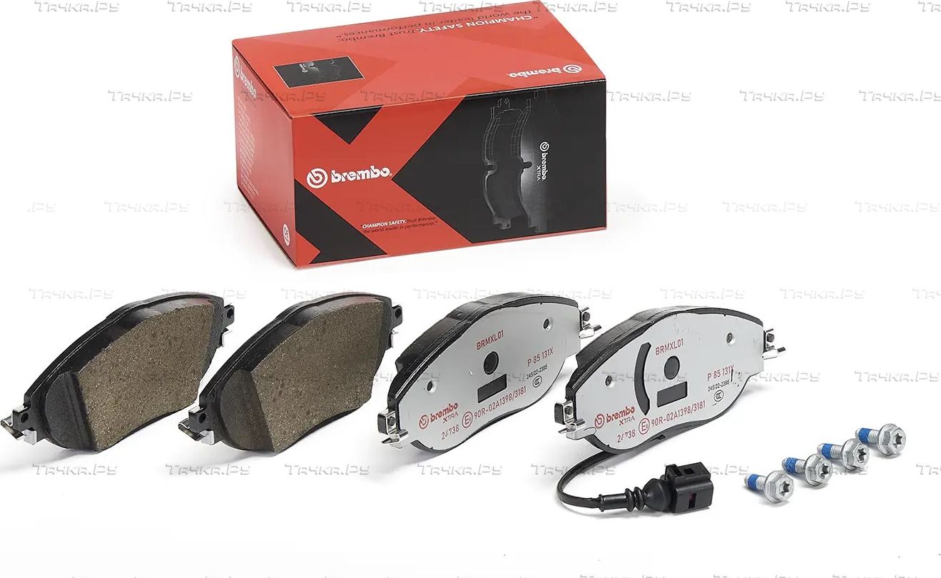 Тормозные колодки Brembo XTRA передние для SEAT Alhambra II 2010-2026. Артикул P 85 131X