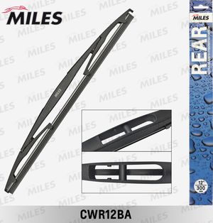 Щетка стеклоочистителя (дворник) Miles задняя для Mitsubishi Pajero IV 2006-2025. Артикул CWR12BA