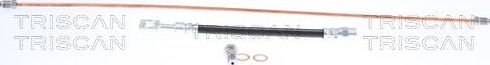Тормозной шланг Triscan (медь) задний левый внешний для Audi TT I (8N) 1998-2006. Артикул 8150 29235