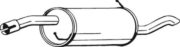 Глушитель (задняя часть) Bosal для Ford Fusion I 2005-2012. Артикул 154-427