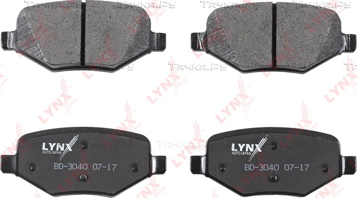 Тормозные колодки LYNXauto для Ford Edge I 2010-2014. Артикул BD-3040