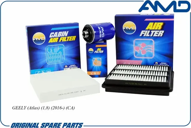 Комплект фильтров (масл.06J115403Q + возд.2032007600 + салон.8022003800) (AMD). Артикул AMDSETF169