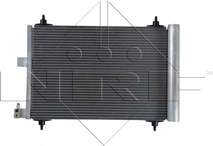 Радиатор кондиционера (конденсатор) NRF (алюминий). Артикул 35437