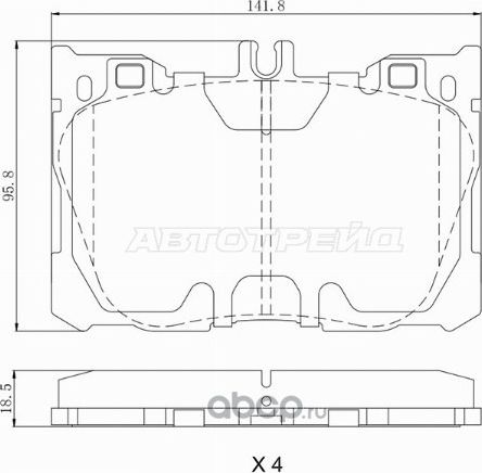 Колодки тормозные перед MERCEDES C W205 15-E W213 (SAT). Артикул ST280207