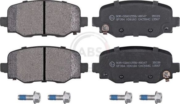 Тормозные колодки ABS. Артикул 35039